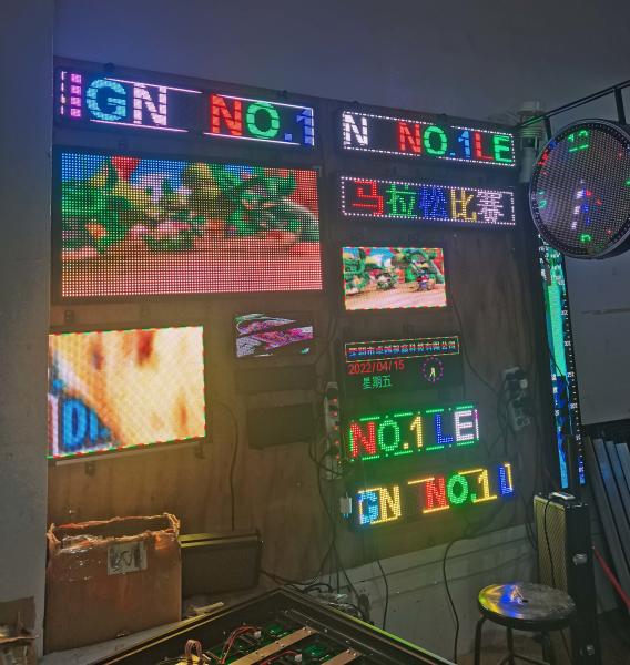 Quality IOS Programmable LED Scrolling Signs SMD3535 1920x320mm For Showing Size for sale