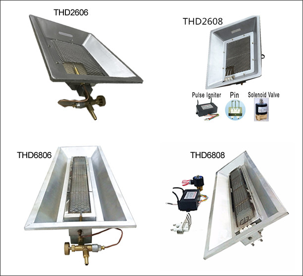 Manual Temperature Adjustable Gas Brooder Heater For Livestock