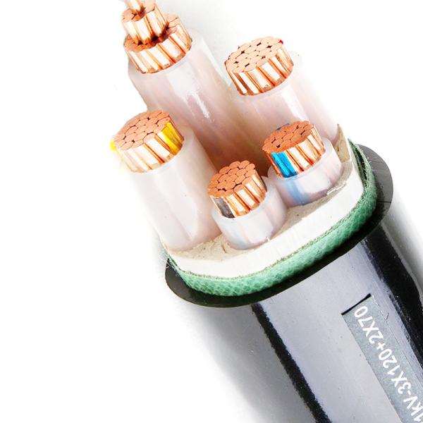Low Voltage Power Cable 0.6/1 kV 3+2 Core XLPE Insulated, PVC Sheathed, Unarmoured & Armoured to IEC 60502