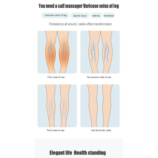 Remote Controlled Leg Massager With Heat And Adjustable Wraps