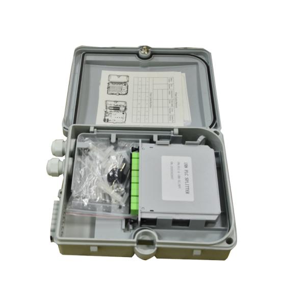Wall Mounted ABS Terminal Box FTTH PLC Splitter Fiber Distribution Box