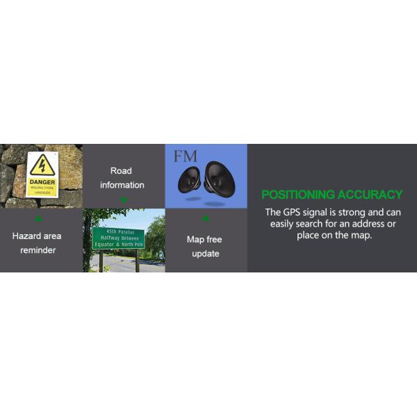 DC12V DC24V GPS Navigation Front And Rear Dash Cam For Pickup Truck