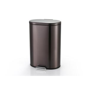 Wholesale Smudge Resistant 12L Stainless Steel Step Trash Can from china suppliers