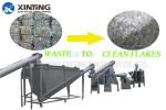 Cutting Type Waste Recycling Equipment , PET Bottle Washing Line Pelletizing