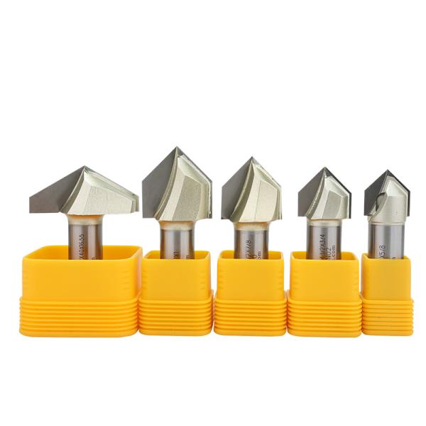 High Precision Arden Router Bits 90 120 150 Degree V Groove End Mill