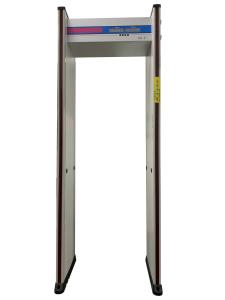 China Durable Walk Through Gate Metal Detector Securit Body Temperature Measurement on sale