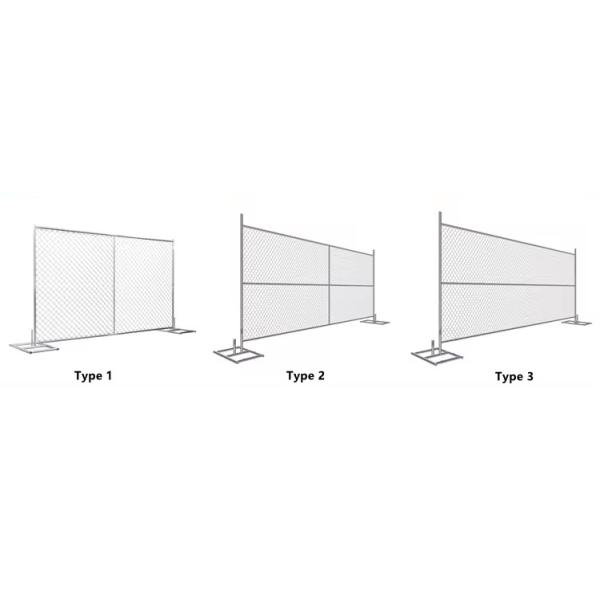 America Galvanised Temporary Fencing 6x8ft Temporary Chain Link Fence Panels