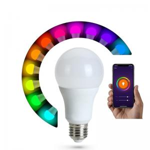 China RoHS 9W Smart Light Bulbs Alexa 20lm Smart Life Light Bulb RGBW on sale