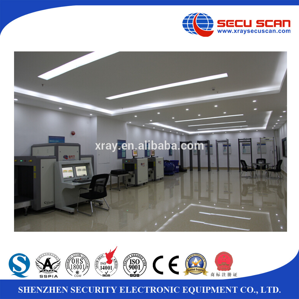 Double Monitors Security Luggage X Ray Machines Software Password Protection