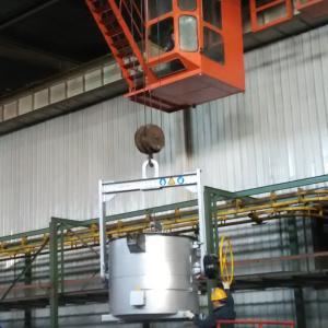 Wholesale PLC Control Aluminum Holding Furnace With Ceramic Fiber Insulation from china suppliers