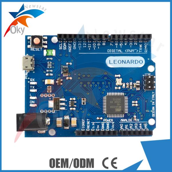 Quality Development Board For Arduino , 20 Digital Pins Leonardo R3 Board for sale