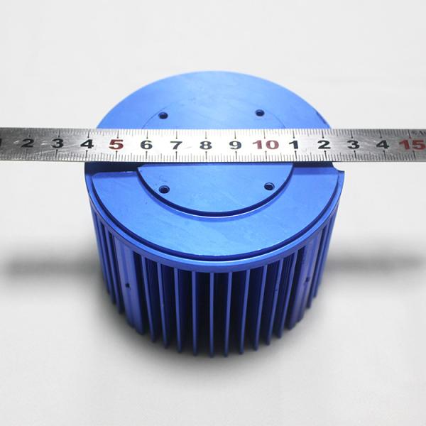 Blue 85x75mm Cold Forging Heat Sink Anti Corrosion Practical