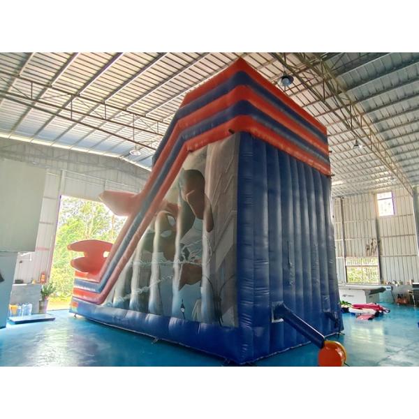 Commercial Grade Inflatable High Slide Spider-Man Hero Cartoon Figure Inflatable Slide For Party Rental For Kids