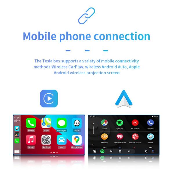 5V Portable Car GPS Navigation TESLA Smart Interconnect Box Non Destructive Installation