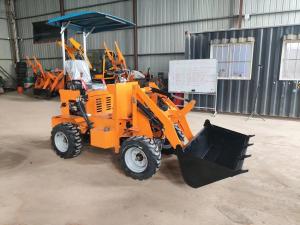 China Compact Mini Loader Machine 4 Wheel Drive Mini Tractor / Mini Skid Loader Front End on sale