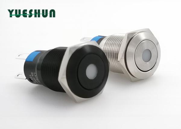 Quality Blue Purple LED 16mm Push Button Switch Momentary Latching For Circuit Control for sale