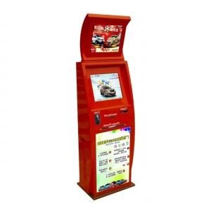 China 24 Hours Service Airport Check In Kiosk With Card Reader Keyboard Printer on sale