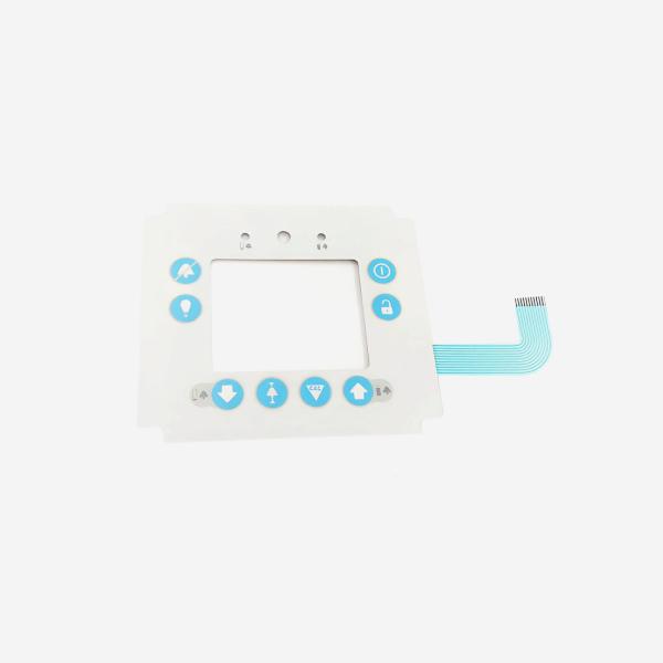 Quality 250V 1A Waterproof Membrane Keypad Switch With Glossy Matte Surface for sale