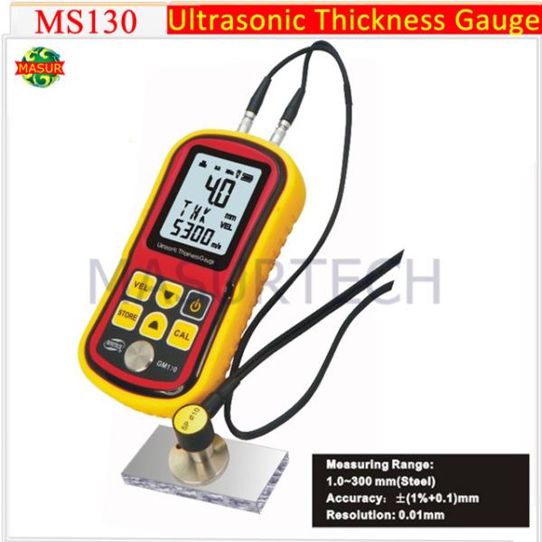 Quality Digital Metal Ultrasonic Thickness Gauge MS130 for sale