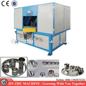 Customized Cookware Polishing Machine , 4kw Automatic Buffing Machine