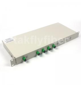 Wholesale 1U 19 Rack Mount 1x4 PLC Splitter / Fiber Optic Coupler from china suppliers