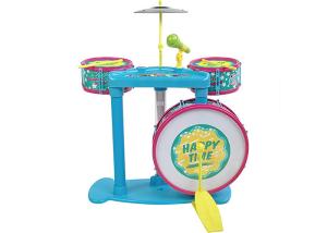 Wholesale Colorful Kids Musical Instrument Toys Jazz Drums With Cymbal And Microphone from china suppliers