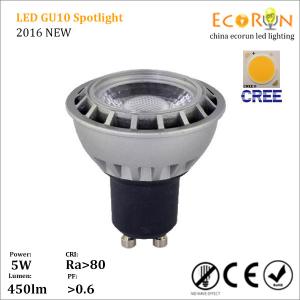China 2016 hot sale factory led gu10 lamp 5w 7w cree cob led spot light gu10 warm white on sale