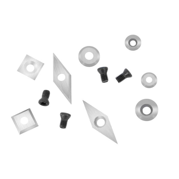 4Pcs Wood Turning Carbide Cutter Inserts For Woodworking