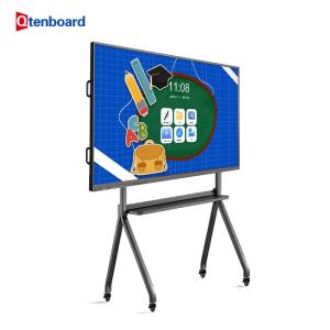 Wholesale Qtenboard Factory 86 Inch Interactive Smart Board Whiteboard Multi Touch Screen for Classroom from china suppliers