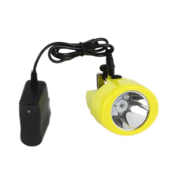 Rechargeable Lithium Ion LED Miner Head Light 3 Color Coal Miners Headlamp