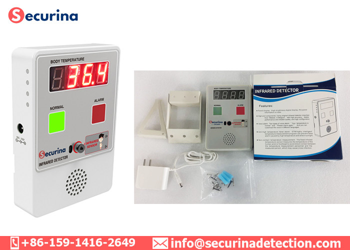 Automatic Alarming Non-touch Temperature Thermometer with Red and Green LED Indicators