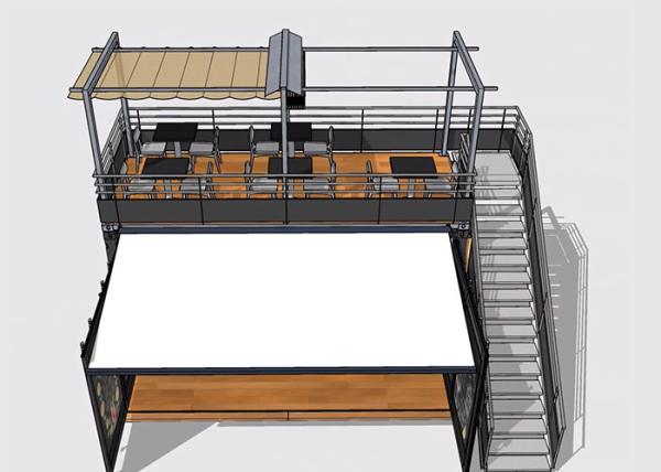 Quality Topshaw Popular Prefab House Modular 20ft 40ft Shipping Container Shop Design for sale for sale