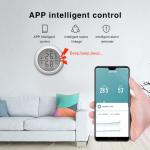 Tuya Smart Digital Wifi Temperature And Humidity Sensor LCD Screen With Alexa