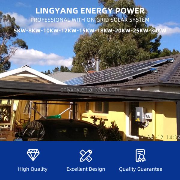 4KW On Grid Solar Energy System PV Set Solar Module Panel System