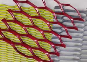 China Suspended 1060 3003 Aluminum Expanded Metal Mesh Ceiling Anodized Oxidation on sale