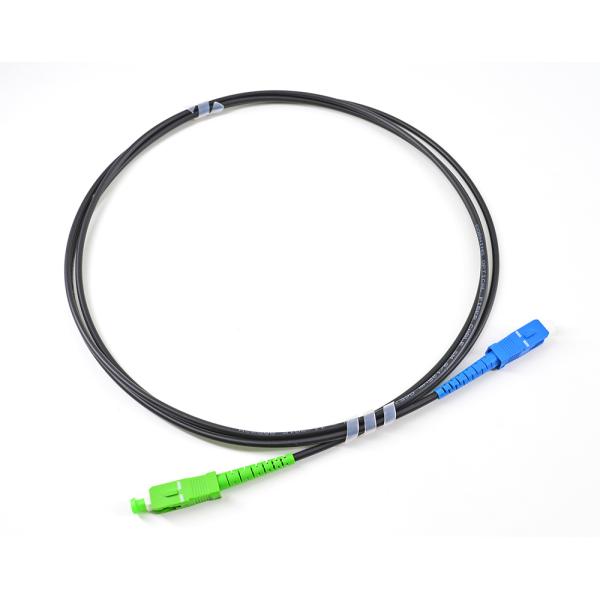 Simplex Single Mode Fiber Optic Patch Cable SCPC - SCPC Low Insertion Loss