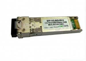 Wholesale 10Gb/S Fiber Optic Transceiver / SFP+ Bi-Directional Transceiver 40km With LC Connector from china suppliers