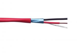 Wholesale 2 Cores Shielded Fire Alarm Cable , Heat Resistant Flexible Cable 22AWG Bare Copper from china suppliers