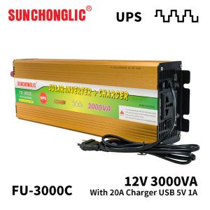 Wholesale 3000w 3000va Ups Inverter With Charger Modified Sine Wave 50Hz 12v 220v For Home Use from china suppliers
