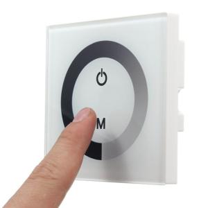China Wall Mounted 12V 24V LED Lighting Dimmer Switch For Single Color Strip Light on sale