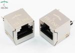 8P8C Vertical Network Connector RJ45 For Telecom / Datacom RoHS Compliant