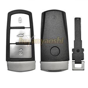 Wholesale Vw 4 Buttons Smart Key Shell with Emergency Key Insert from china suppliers