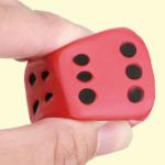 Soft Foam Board Game Dice Assorted Colorful 2.5 Inch Foam Dice Cubes