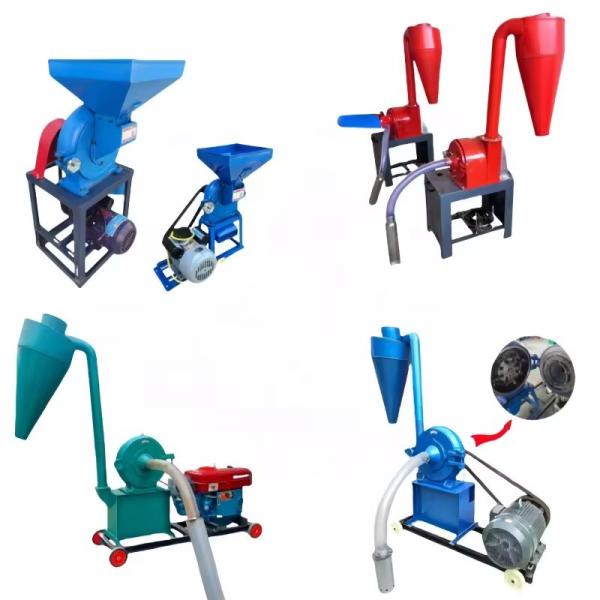 Flour Milling Machinery Grain Corn Crusher Maize Grinding Milling Machine Animal Feed Mixer Corn Mill Grain Grinder