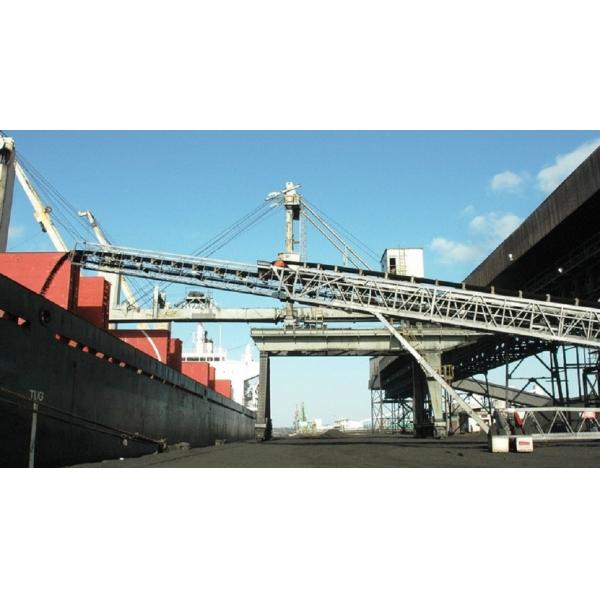 380V Coal Mine Transfer Belt Conveyor 250kW Inclined Sidewall Rubber