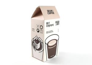 China OEM Custom Cardboard Display Stand Boxes Recyclable Food Grade For Coffee on sale