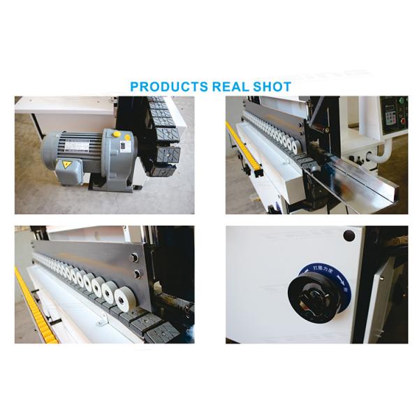 Three Head Vertical Door Edge Side Sanding Machine with 150mm Polishing Roller Length