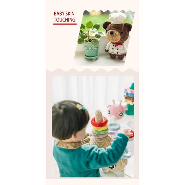 4/12NM 60% Cotton 40% Acrylic Eco-Friendly Milk Cotton Blended Yarn Various Color Hand Knitting