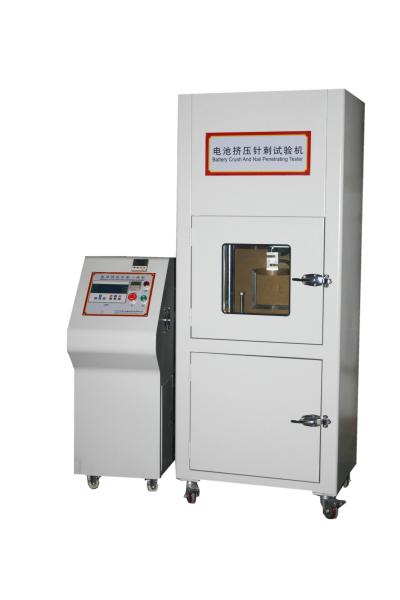 Quality Battery Cell Tester Battery Crush Testing Equipment Hydraulic Servo Drive PLC Control for sale
