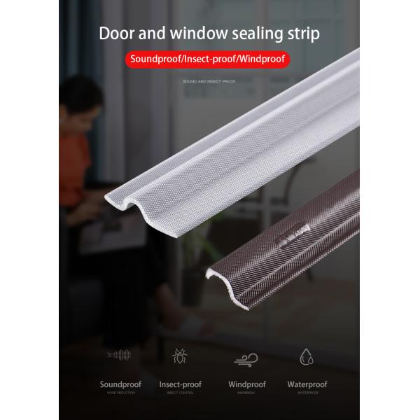 Anti Collision Self Adhesive Window Gap PU Foam Sealing Strip 1/2*1/2 Inch